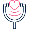 stethoscope with heart in middle